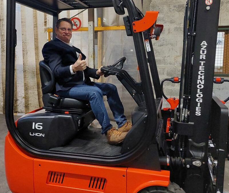 Chariot élévateur 1600 kg lithium
